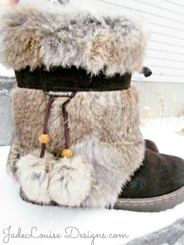 bearpaw boots real fur