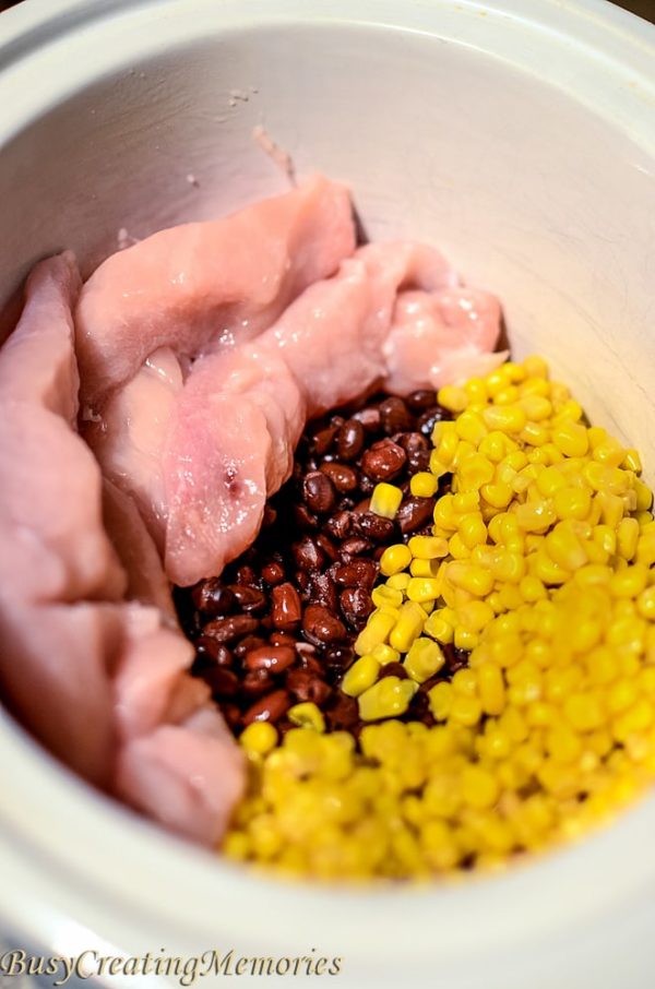 Salsa Slow Cooker Chicken from Frozen Chicken