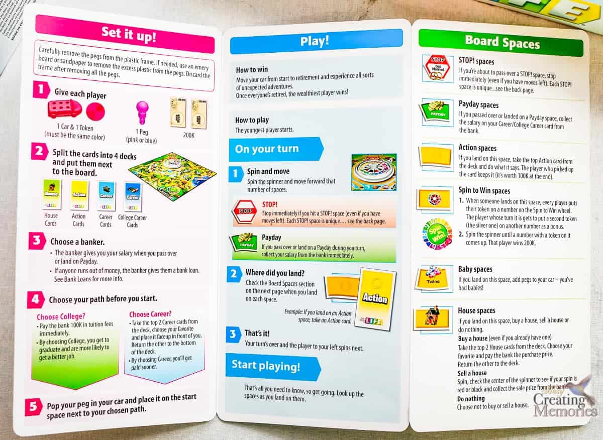 How To Play The Game of Life Board Game (Original Rules