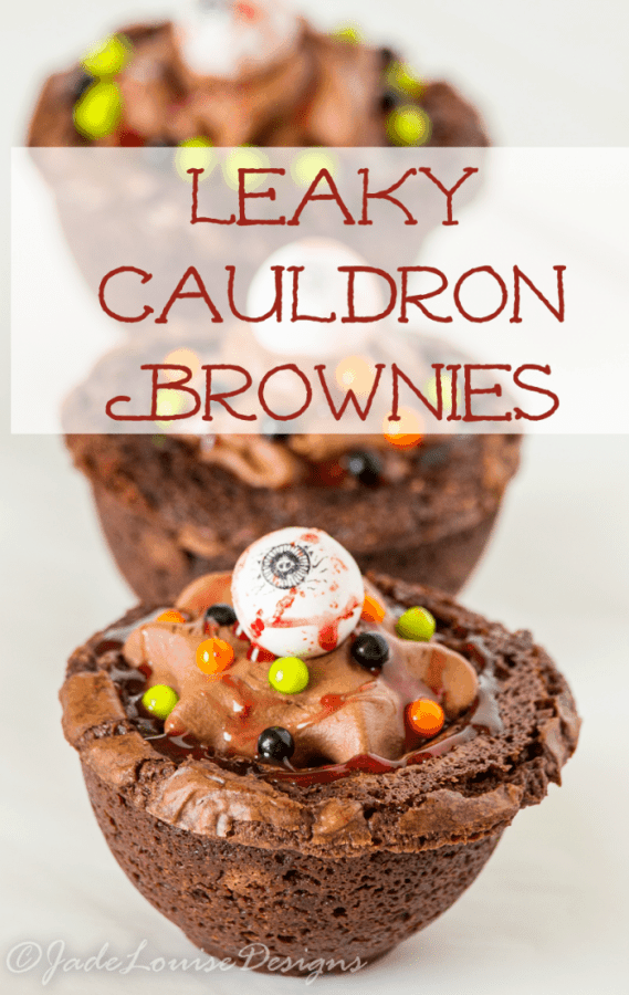 Leaky Cauldron Brownies, A Delicious Halloween Dessert #SweetworksFall