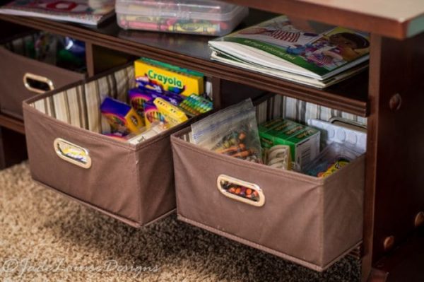 DIY Homework Station, a Central location for all things school