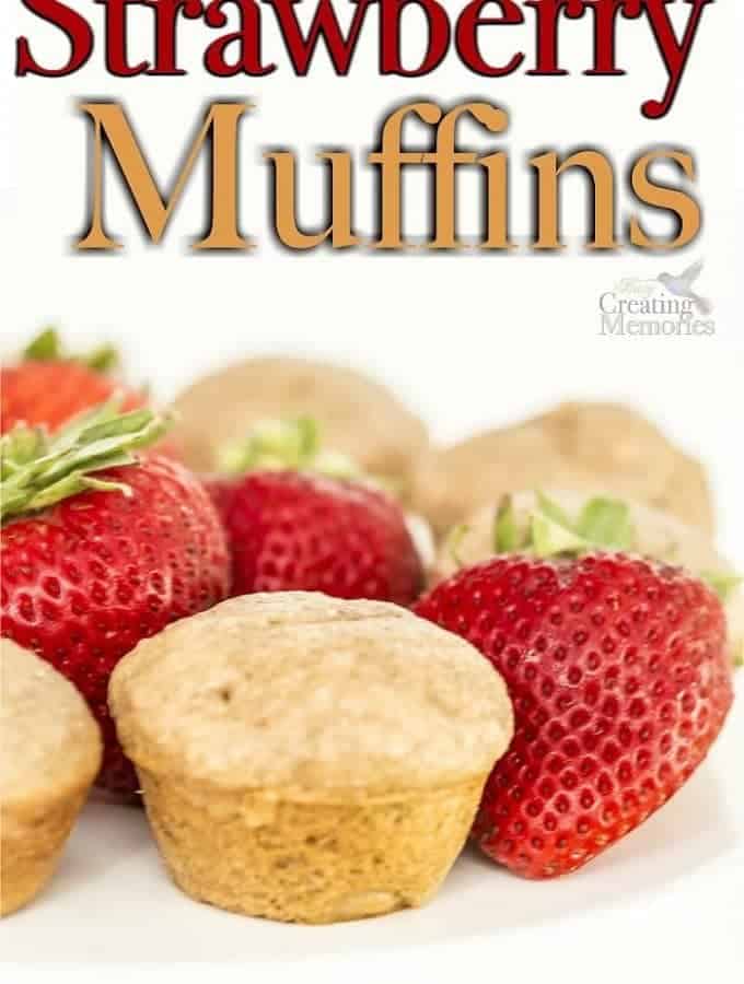 Extra Moist Mini Cinnamon Strawberry Muffins