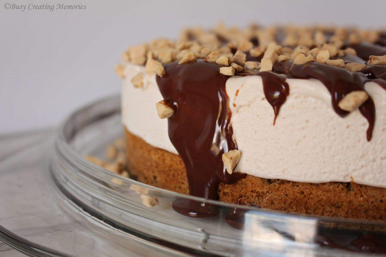 Truly Scrumptious Toffee Ice Cream Cake No Ice Cream Maker Required!