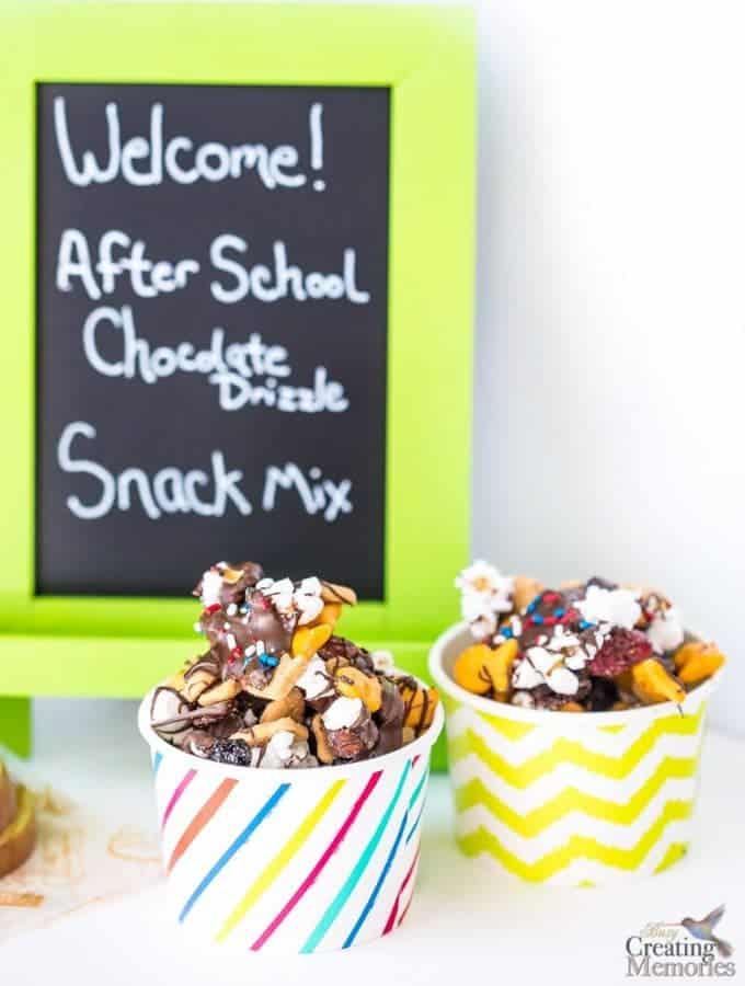 Chocolate Drizzle Snack Mix Recipe