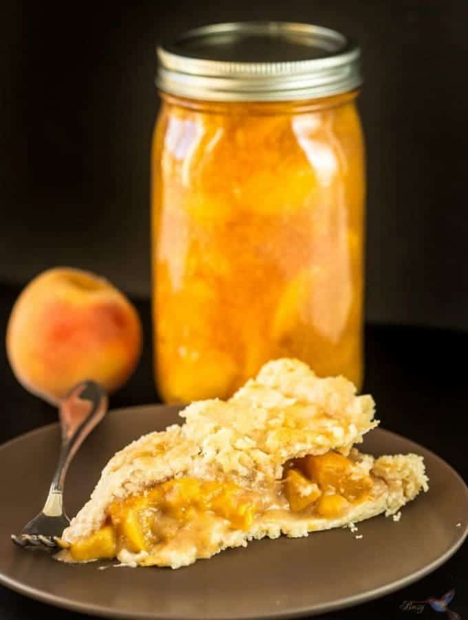 Canned Honey Peach Pie Filling Recipe