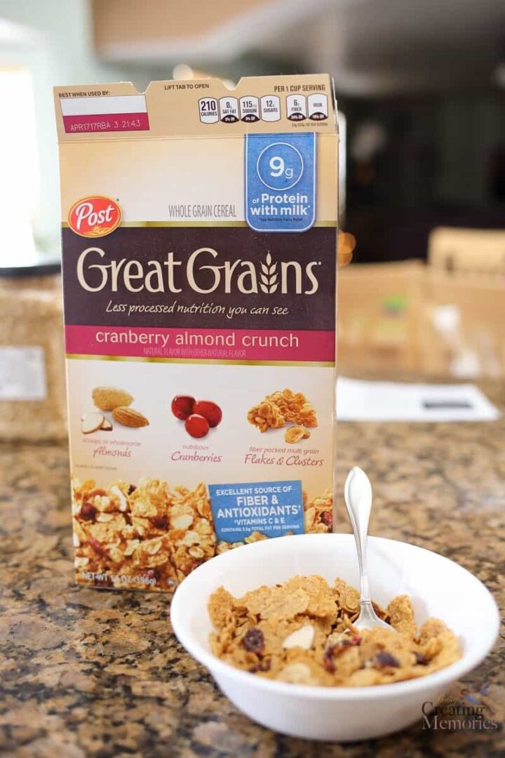 Fruit Filled Breakfast Cereal Bars Recipe for an easy Morning on the go