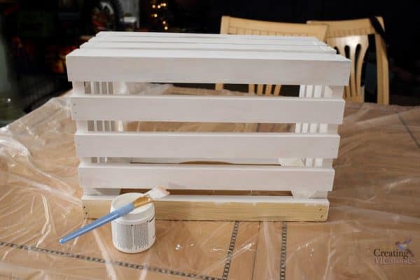 Image showcasing Easy DIY Crate Shelves for Organizing Pet Supplies Completed in 1 day!