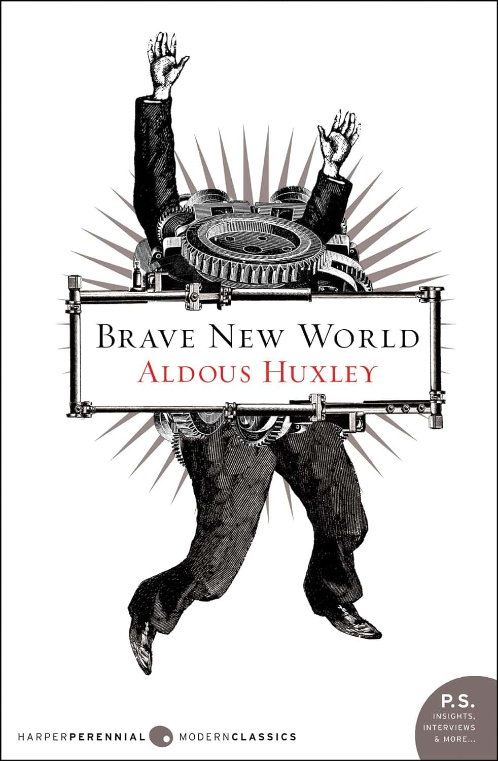 Book cover for Aldous Huxley's Brave New World book