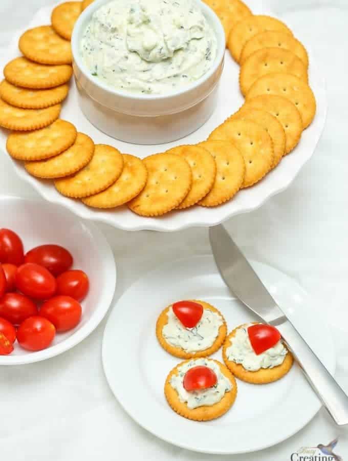 Easy Herb Cream Cheese Spread Recipe and Delicious Spring Appetizers