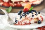 Red White and BlueBerry Cheesecake Trifle Recipe