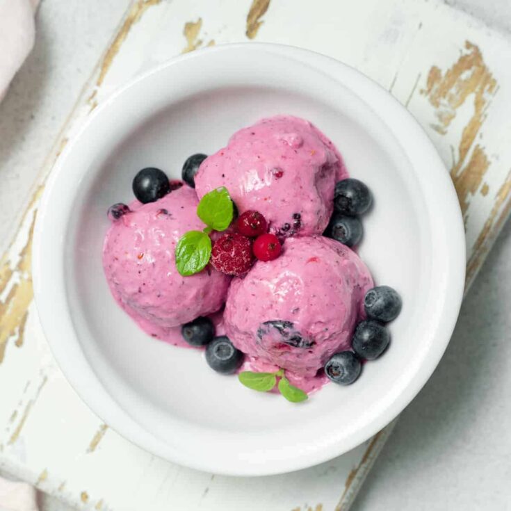 Image for Berries Cottage Cheese Ice cream