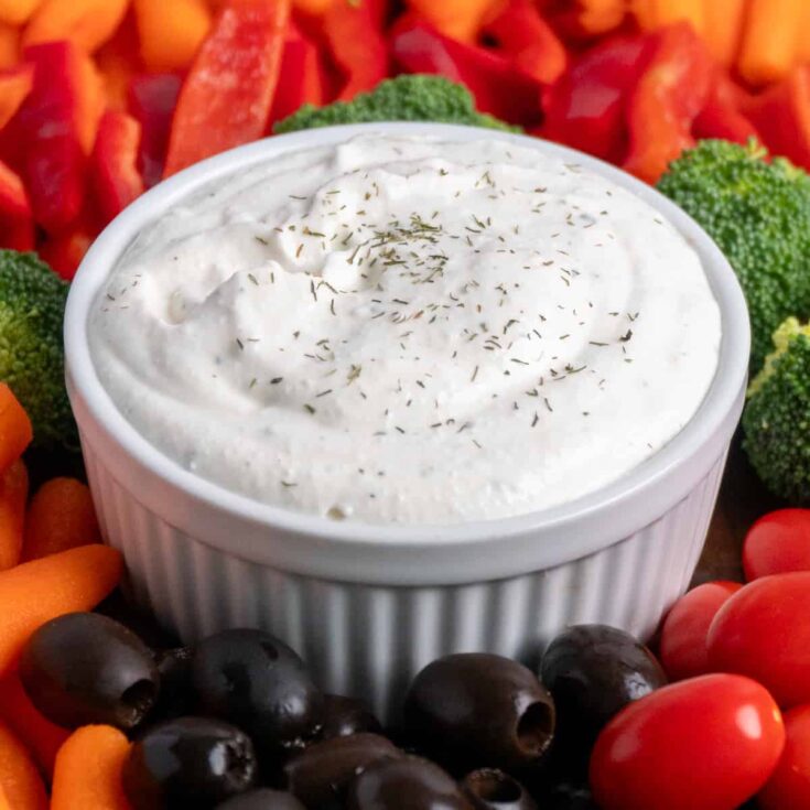 Image for Blended Cottage Cheese Ranch Dip