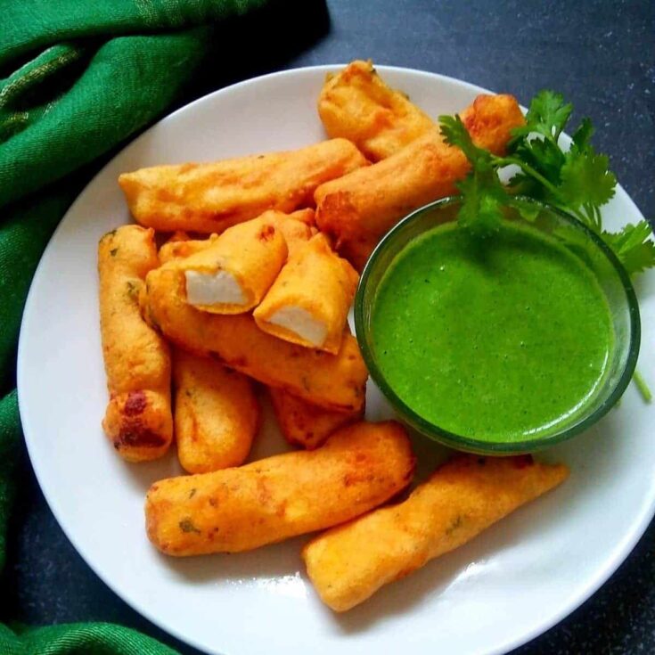 Image for Easy Paneer Pakora Recipe | Paneer Pakoda