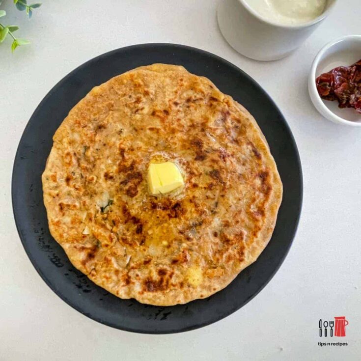Image for Paneer Aloo Paratha Recipe | tips n recipes