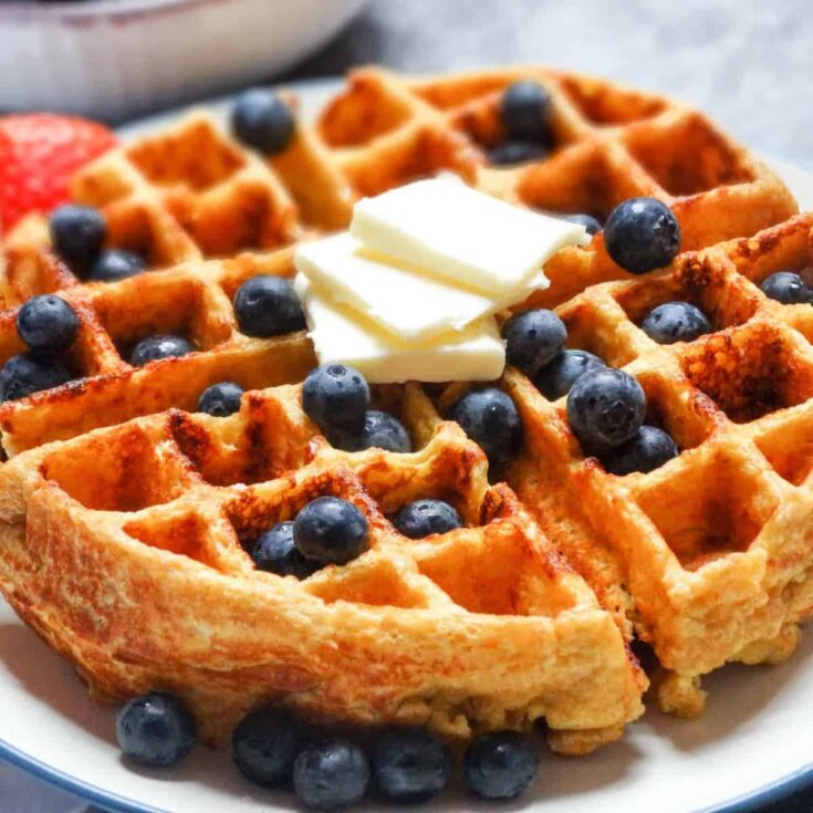 Image for Cottage Cheese Protein Waffles