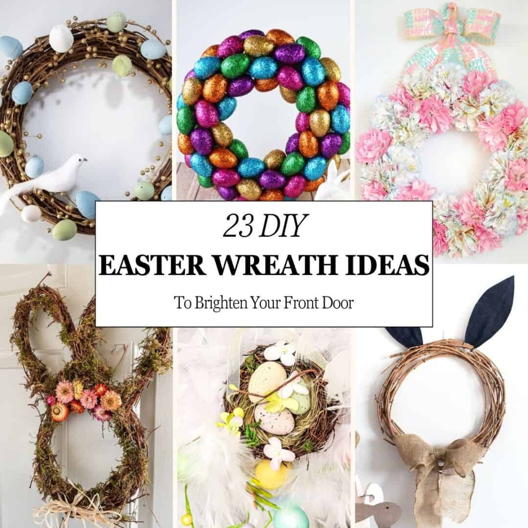 23 DIY Easter Wreaths Ideas for A Beautiful Spring Front Door