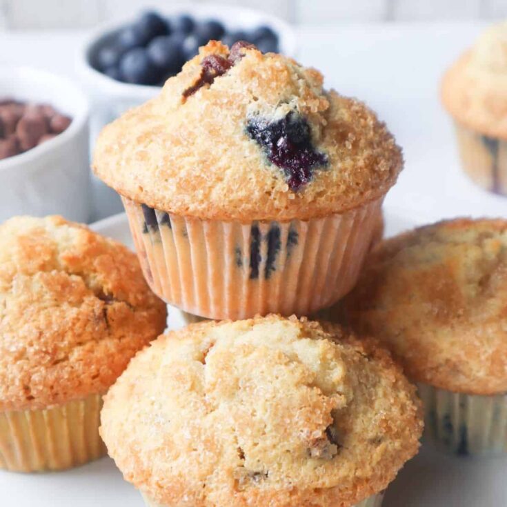 Image for Moist Blueberry Chocolate Chip Muffins