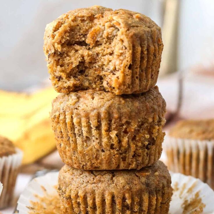 Image for Healthy Banana Carrot Muffins (No Sugar)
