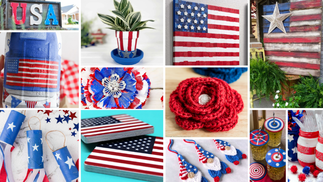 25 Easy 4th of July Crafts for Adults & Teens
