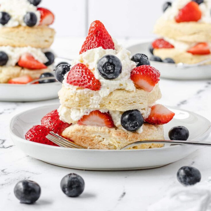 Image for Blueberry Strawberry Shortcake Recipe