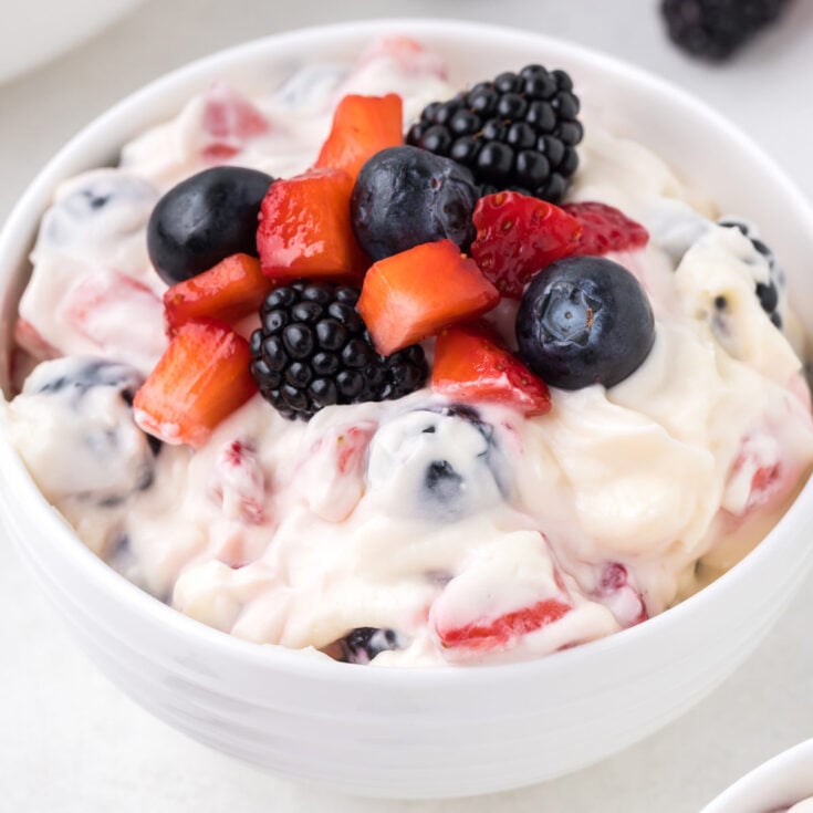 Image for Red White and Blue Cheesecake Salad
