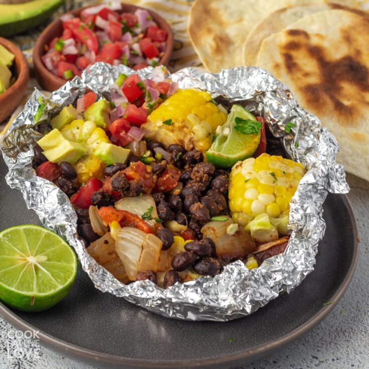 Image for Grilled Veggie Foil Packets